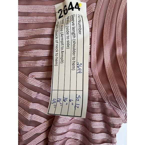 JS Collections Ombre Soutache Short Sleeve Cocktail Dress sz 12 MSRP $238 - Picture 8 of 8